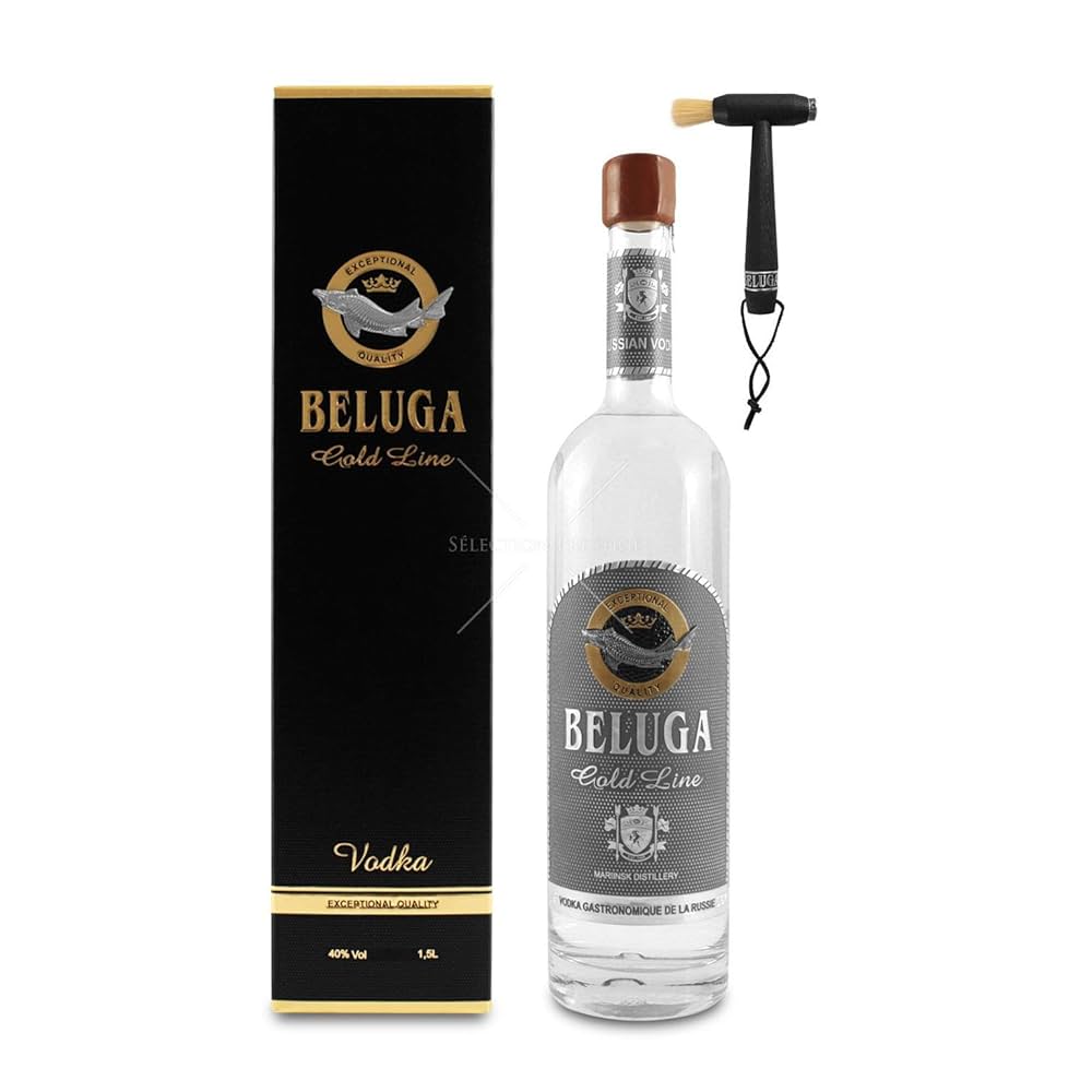 BELUGA Gold Line セット 750ml Beluga Gold Line vodka 750 ML Gift Set - 120 West 58th